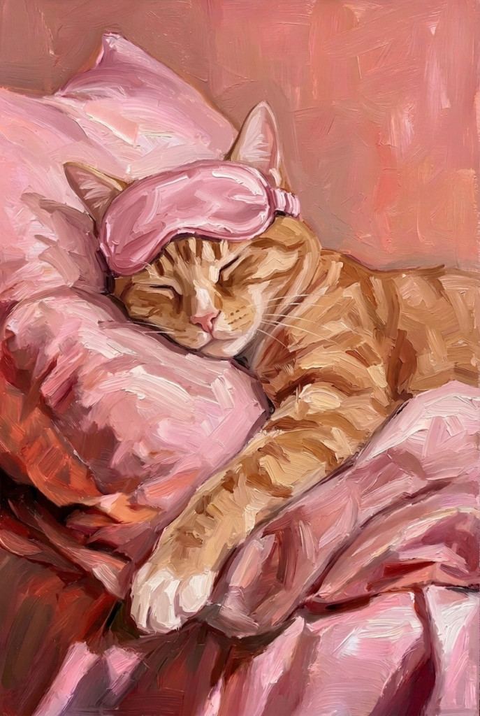 Beauty Sleep Pet Portrait