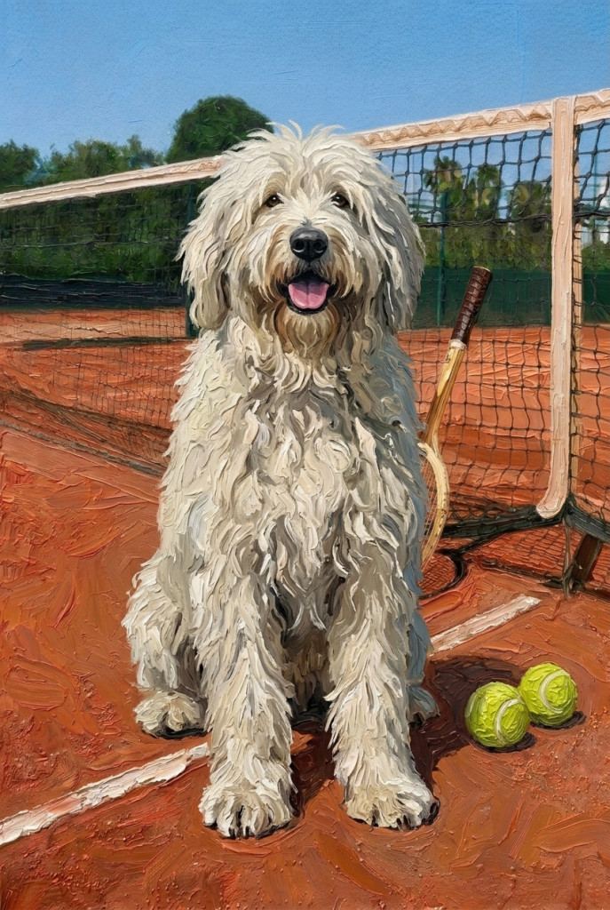 Anyone For Tennis Pet Portrait
