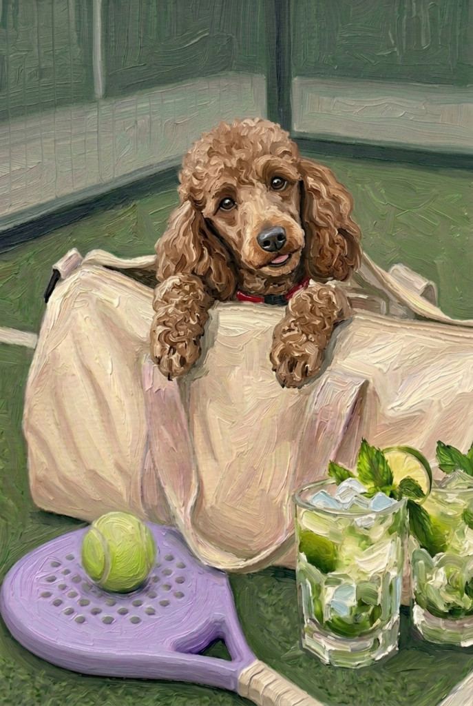 Padel Social Pet Portrait
