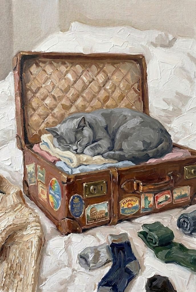 Packing Buddy Pet Portrait