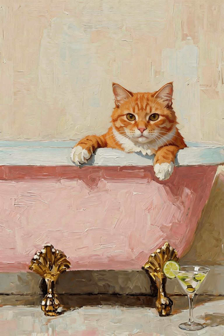 Clawfoot Spa Pet Portrait image 1